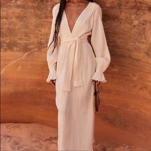 Organic crinkle cotton dress savannah morrow